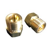 CGA 346 BRASS NUT ADAPTER M x F - 2216PSI